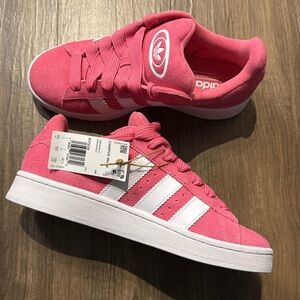 Adidas Pink Fusion Rare Three Stripe Campus 00s